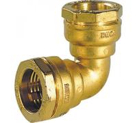 Coude laiton à serrage extérieur - diamètre 25 SFERACO