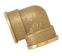 Coude femelle 90 - 15x21 (1/2") - laiton