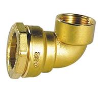Coude laiton pour PE diamètre 20 femelle 15/21 DECA