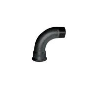 Coude malléable 90 degré, 20x27, mâle femelle noir grand rayon