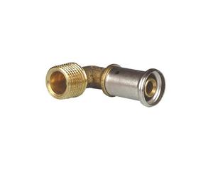 Coude multicouche laiton à sertir HENCO 90° - 5/6P