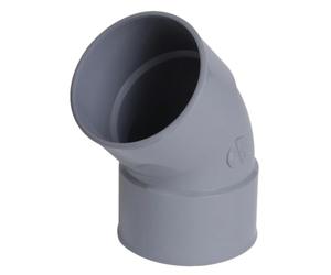 Coude NICOLL femelle-femelle 45° - PVC gris - Ø 100 mm - CT44