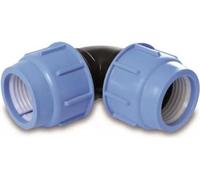 Coude PE 90-90 mm BLUE SEAL PN16