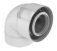 Coude PPTL/PP Rolux -Condensation Sékurit 87° -pour chaudière ventouse 60/100 UBBINK