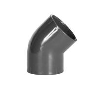 Coude PVC 45° à coller Ø 50 mm