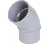 NICOLL COV50110 Coude mâle-Femelle 45° -PVC Gris-Ø 32 mm-CF4