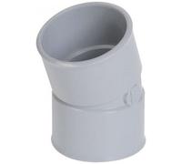 coude pvc - femelle / femelle - 20 degrés - diamètre 100 mm - nicoll ct22