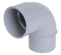 coude pvc - mâle / femelle - 87 degrés30 - diamètre 125 mm - nicoll cx8