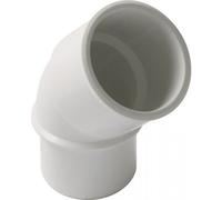 Coude PVC blanc 45° mâle / femelle Ø 50 - CJ4B NICOLL