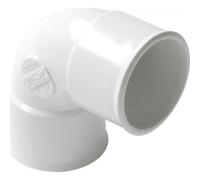 Coude PVC blanc 87°30 femelle / femelle Ø 50 - CJ88B NICOLL
