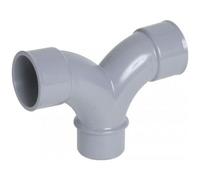 Coude pvc double à 87°30 femelle-femelle - Ø 40 mm - OH88 NICOLL