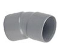 Coude PVC double femelle 20° D40 - WAVIN - 3025558 Gris G