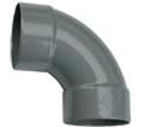 Coude PVC double Femelle 87°30 D100 - WAVIN - 3026052 Gris G