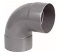 Coude PVC double Femelle 87°30 D125 - WAVIN - 3026051 Gris G