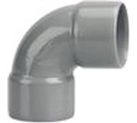 Coude PVC double Femelle 87°30 D32 - WAVIN - 3026056 Gris G