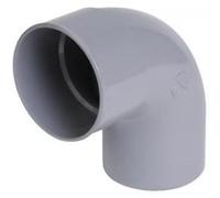NICOLL COV50136 Coude mâle-Femelle 87°30-PVC Gris-Ø 32 mm-CF8