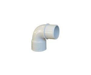 Coude PVC évacuation 87° Mêle Diamètre 40mm Blanc