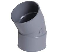 coude pvc - femelle / femelle - 30 degrés - diamètre 32 mm - nicoll cf33