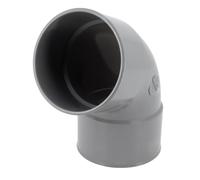 coude pvc - femelle / femelle - 67 degrés30 - diamètre 50 mm - nicoll cj66 | Raccord coudé d'évacuation à 67 degrés30 - PVC - Double emboîtage - Femelle / Femelle
