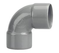 COUDE PVC FEMELLE FEMELLE 87°30 DIAMETRE 75 MM WAVIN
