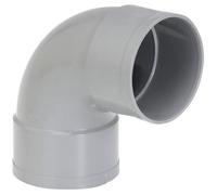 Coude PVC femelle femelle 87° - GIRPI - D : 100 mm - Plastique - Intérieur - Blanc