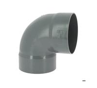 Coude PVC femelle-femelle - ADEQUA - 87°30 - Ø140 - Femelle/Femelle - PVC - Coude pour évacuation - NF Environnement