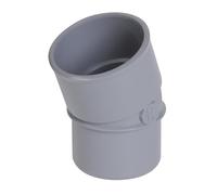 coude pvc - mâle / femelle - 20 degrés - diamètre 32 mm - nicoll cf2