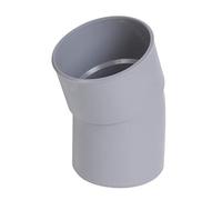coude pvc - mâle / femelle - 20 degrés - diamètre 75 mm - nicoll cp2