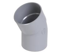 coude pvc - mâle / femelle - 30 degrés - diamètre 100 mm - nicoll ct3