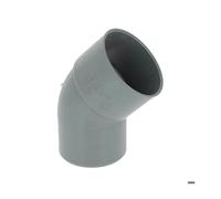 Coude PVC mâle-femelle 45° - ADEQUA - Ø80 - Conforme NF - Pour raccordement de tubes PVC - Référence CR4