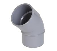 coude pvc - mâle / femelle - 45 degrés - diamètre 50 mm - nicoll cj4