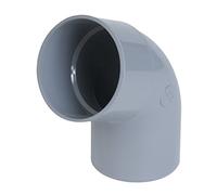 coude pvc - mâle / femelle - 45 degrés - diamètre 63 mm - nicoll cl4