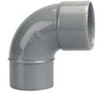 Coude PVC Mâle Femelle 87°30 D50 - WAVIN - 3026038 Gris G