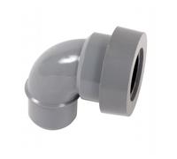 Coude PVC mâle / femelle à joint pour sortie appareil sanitaire Ø 32 - CF8J NICOLL
