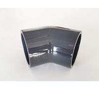 Coude PVC Pression 45° F/F 50mm / 50mm intérieur PN16 / Piscine et arrosage/Femelle/Femelle