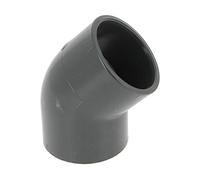 Coude PVC pression femelle-femelle 45° Ø63