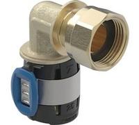 Coude raccord 90° FlowFit avec écrou de serrage - DN 12 - Ø 16 mm x G 3/8'' - GEBERIT - 620.685.00.1 G