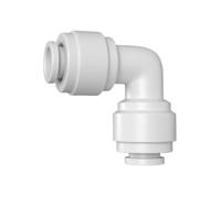 Coude RO à angle droit, tuyau 1/4" et raccord de filtre eau fileté 3/8" | Connecteur fileté mâle et femelle for assemblage de canalisation d'eau par osmose inverse(Bronze Yellow)