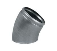 Coude rotule 36° VM Building - zinc naturel - Ø80mm -220002157