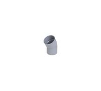 Coude simple male-femelle 30° - UCT3 - PVC gris - 100 mm