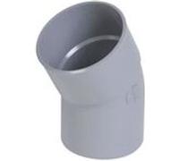 Coude simple male-femelle 30° - UCT3 - PVC gris - 100 mm