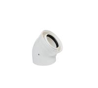Coude ventouse diamètre 80/125 de 45 degrés - ATLANTIC - 074301