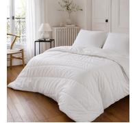 Couette 160x200 cm 4 saisons ELSA garnissage fibre polyester 200+300 = 500g/m2