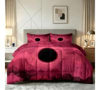 Couette 200 x 200 cm Enfant Abstrait, Couette Imprimée 4 Saisons pour Lit 1 Personnes - Duvet Réversible Chaud Science Fiction Trou Noir, Douce Édredon sans Housse et 2 Taie d'oreiller 65x65 cm