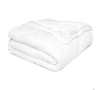 Beautissu Couette 4 Saisons Double en Microfibre 2 Parties à Combiner Hiver | 155x220cm été et Couverture Boutons-Pression séparable anti allergie chaude boutons pression réversible toutes BeauNuit JD