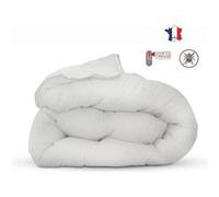 Abeil Couette anti-acariens Chaude 220 x 240 cm 400 g/m² 2 personnes Blanc