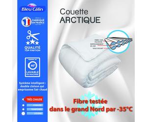 Couette Arctique 140 x 200 cm pour lit 1 place 90 x 190 cm