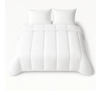 Couette Blanche Coton Bio - Tempérée - 220x240 - 13024