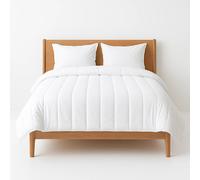 Couette Blanche Coton Percale 91 fils - Tempérée - 200x200 - 13059