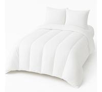 Couette Blanche Coton Percale 91 fils - Tempérée - 240x260 - 13052